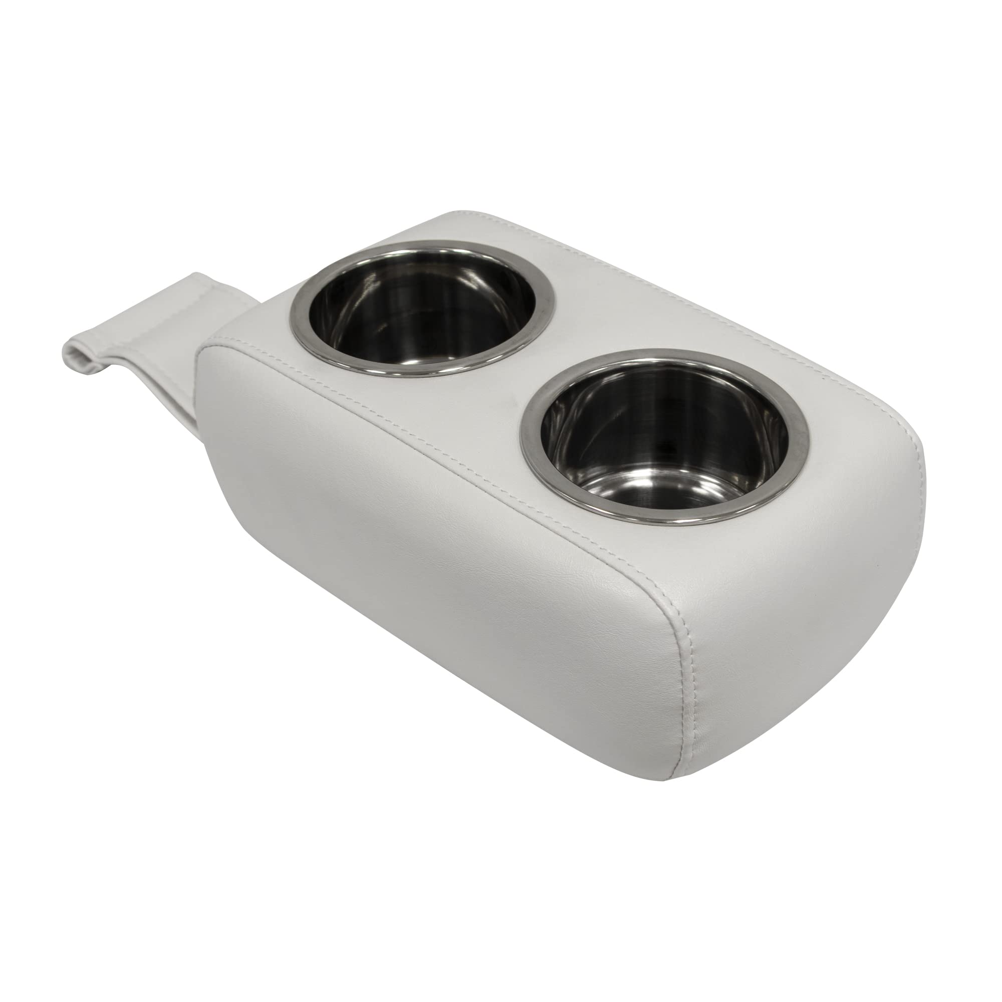 Wise Seats 3059-784 Wise Portable Upholstered Drink Holder, Brite White