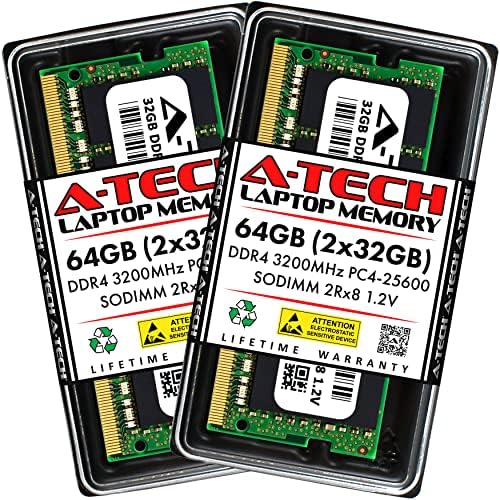 A-Tech 8GB DDR4 3200 MHz SODIMM PC4-25600 (PC4-3200AA) CL22 Non-ECC Laptop RAM Memory Module|B08KTQFZ9P