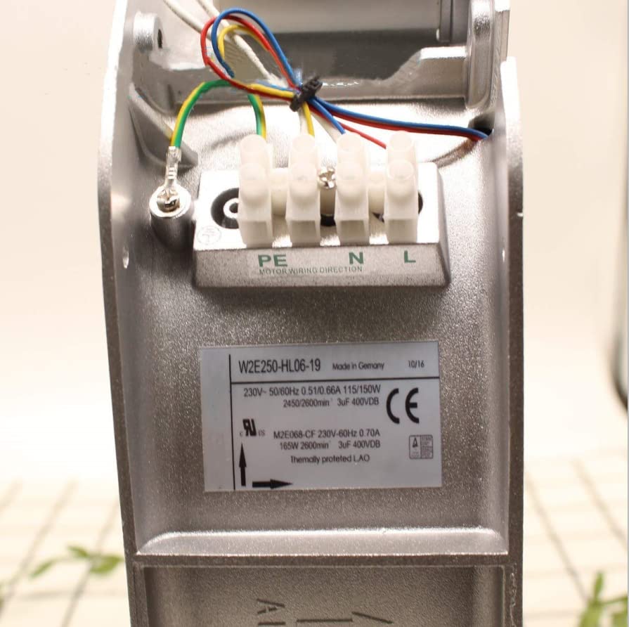 W2E250-HL06-19 230V 50/60Hz 0.51/0.66A 115/150W 280X280X80mm Cooling Fan|B09VXHJXZR