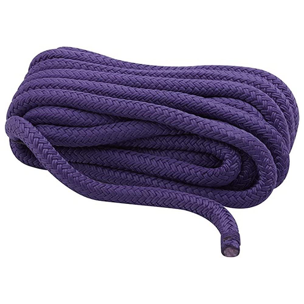 Seachoice Double-Braid Nylon Dock Line w/ Eye Splice, Pre-Shrunk, Heat Stabilized, 1/2 In. X 25 Ft., Purple