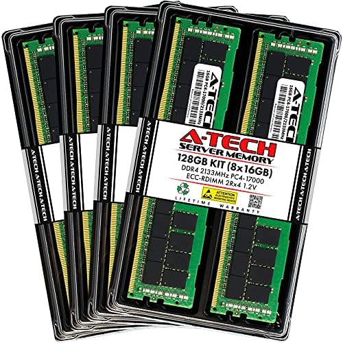 A-Tech 32GB Kit (2x16GB) DDR4 3200MHz PC4-25600 ECC RDIMM 2Rx8 Dual Rank 1.2V ECC Registered DIMM 288-Pin Server & Workstation RAM Memory Upgrade Modules (A-Tech Enterprise Series)|B0BPN6TWVB