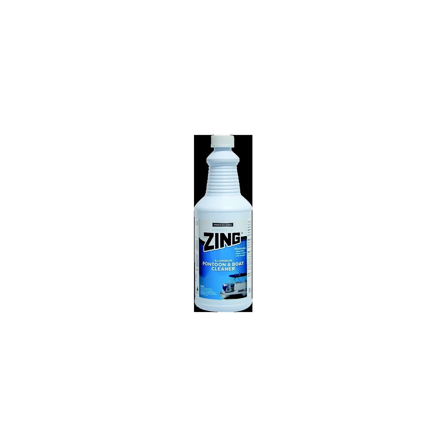 Zing Cleaners 10012 Zing Aluminum Pontoon & Boat Cleaner, Gal., 4/Case