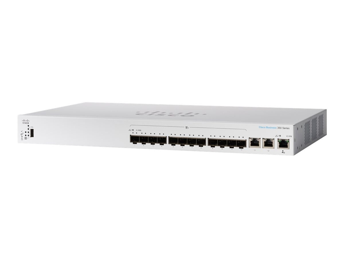 Cisco CBS350 Series 12x SFP+ 2x 10GE Managed Switch (CBS350-12XS