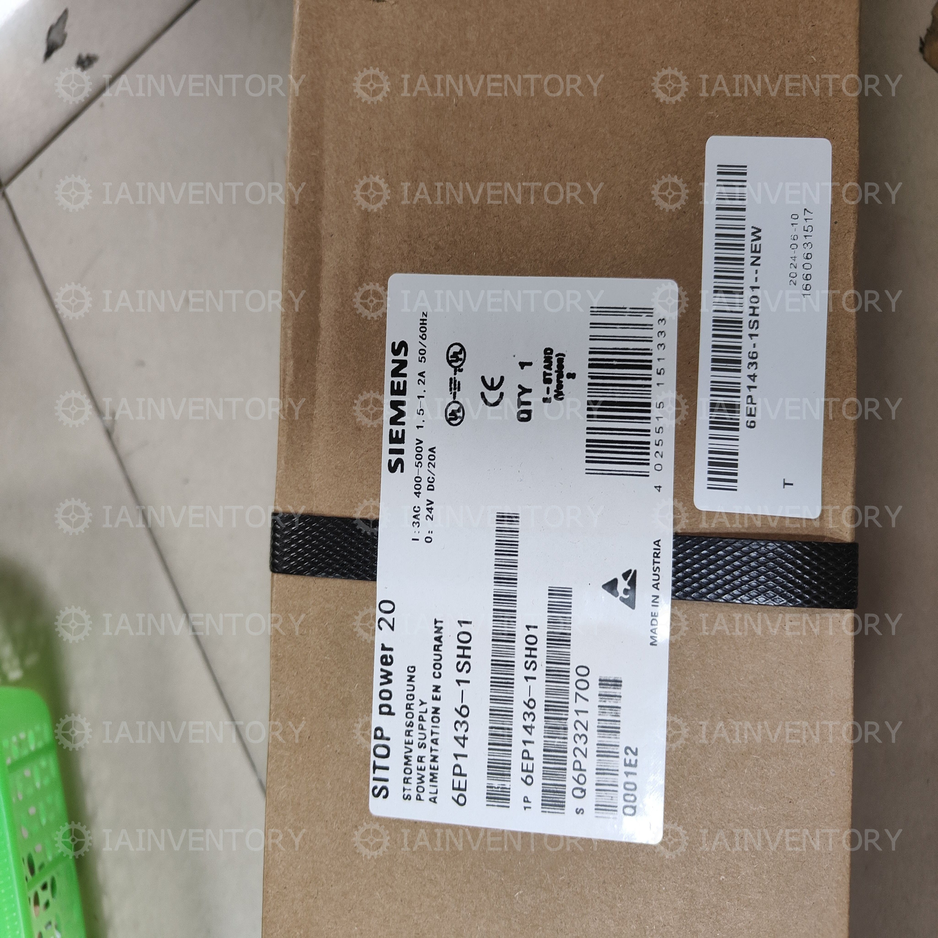 Siemens SITOP POWER 20 power Supply 6EP1436-1SH01