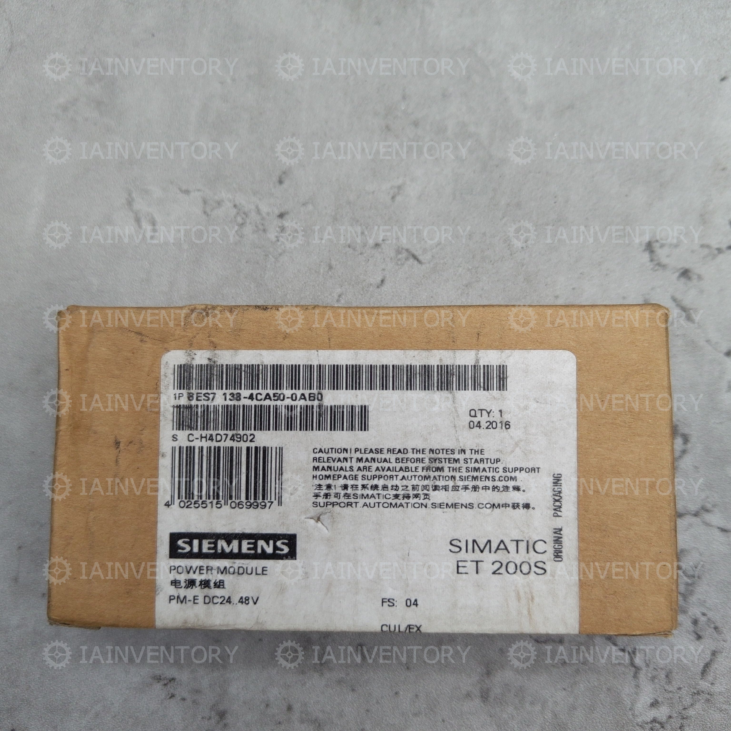 Siemens 6ES7138-4CA50-0AB0