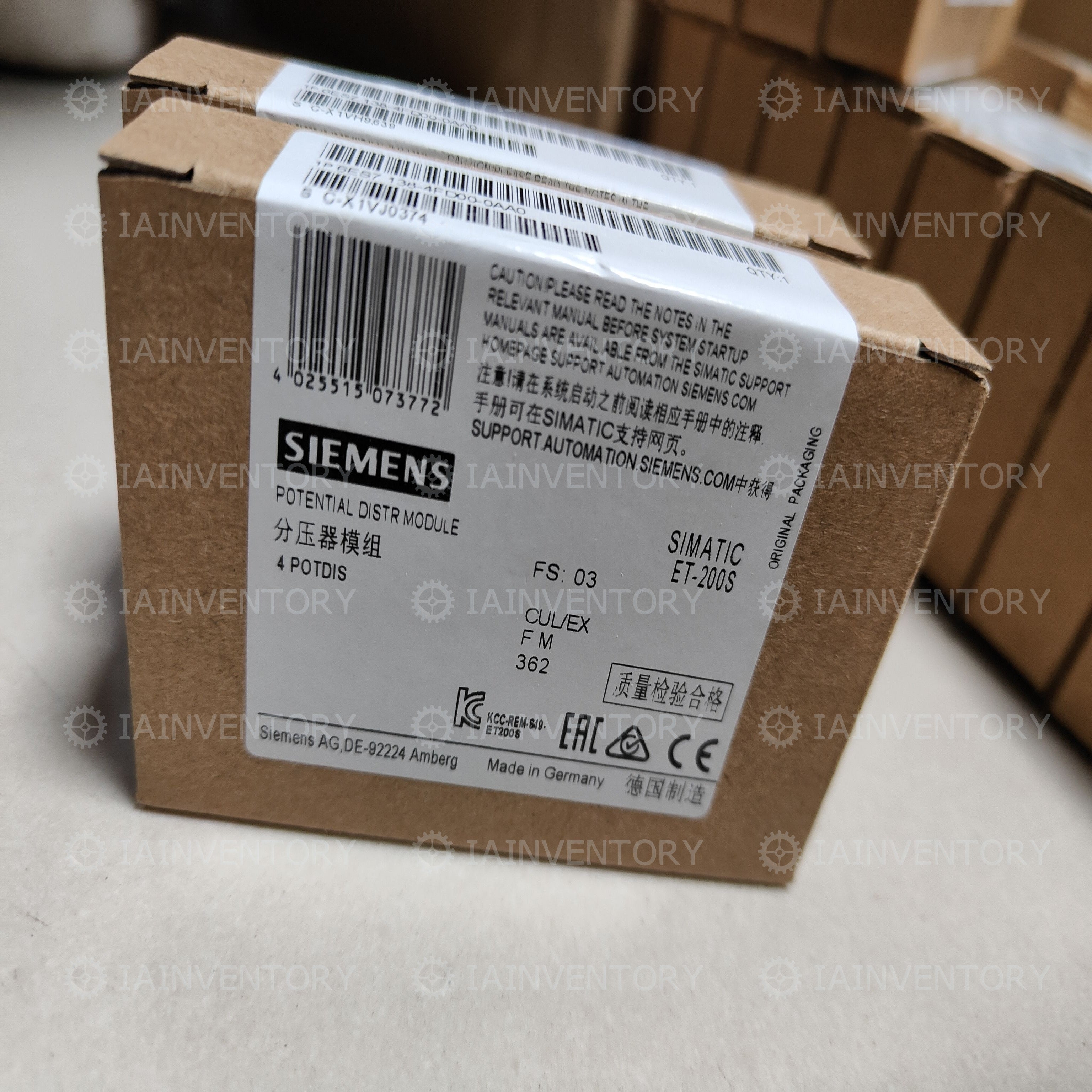 SIEMENS MODULE 6ES7138-4FD00-0AA0 Module 6ES7 138-4FD00-0AA0