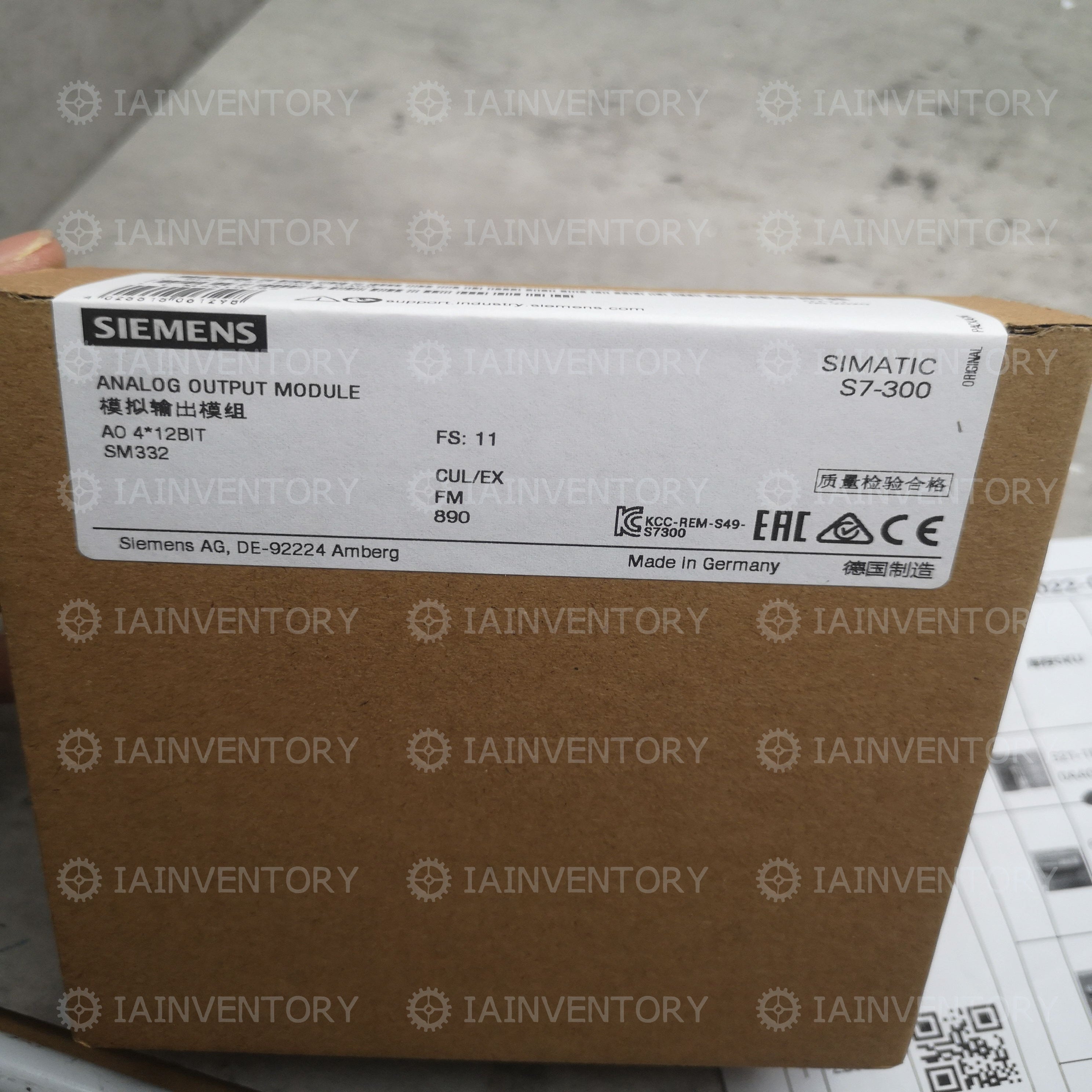 Siemens 6ES7331-5HD01-0AB0 Module 6ES7 331-5HD01-0AB0
