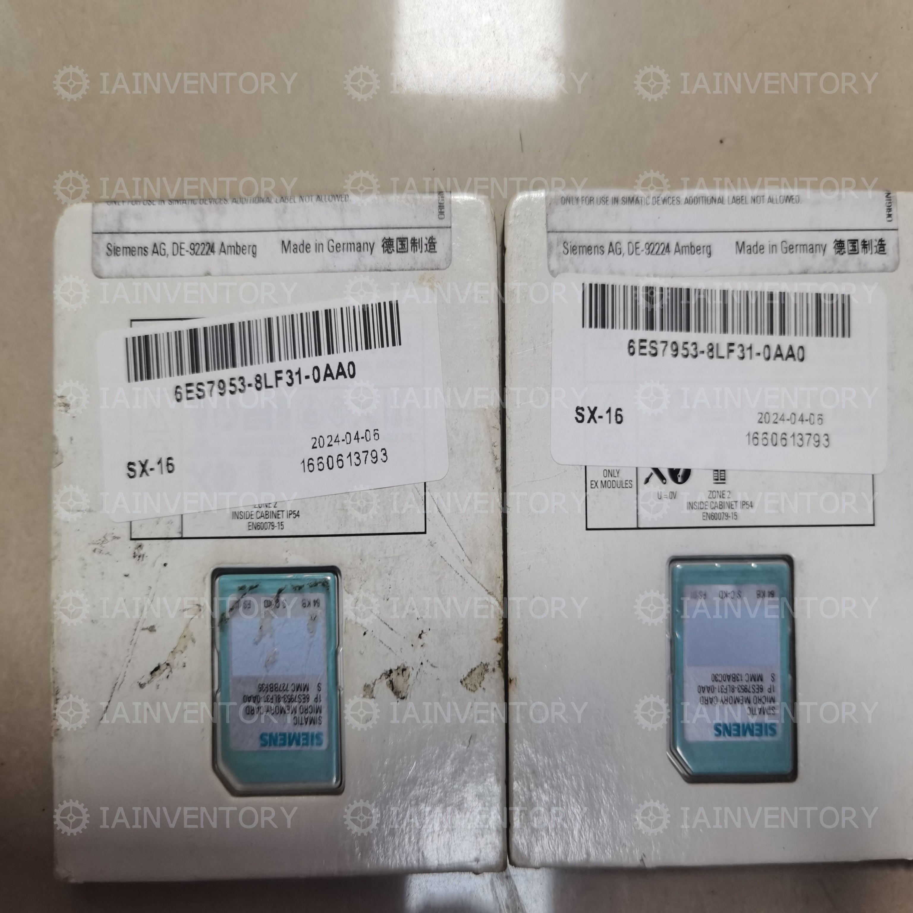 Siemens 6ES7953-8LF31-0AA0 Memory Card 6ES7 953-8LF31-0AA0