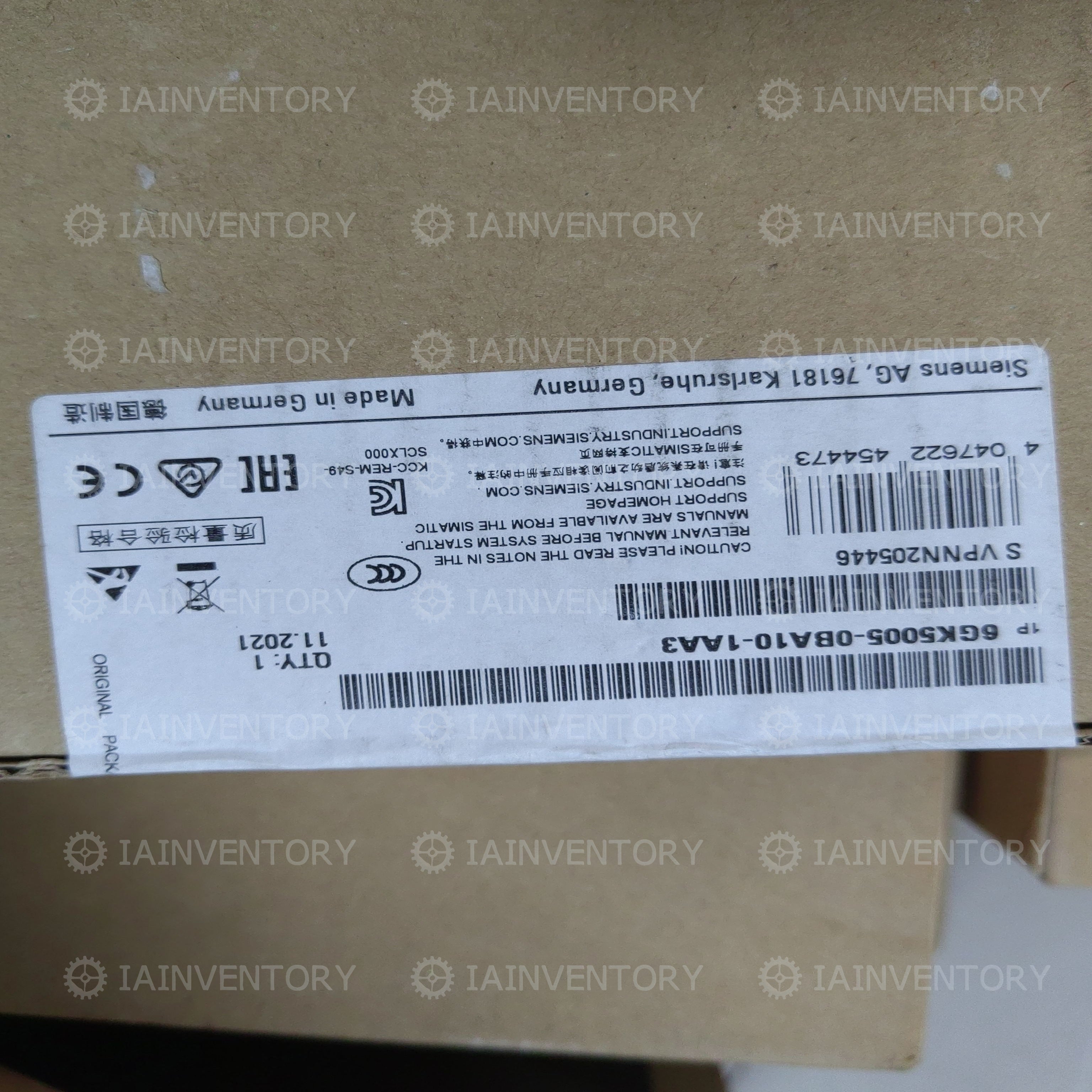 Unopened Siemens 6GK5005-0BA10-1AA3 replace 6GK5005-0BA00-1AA3