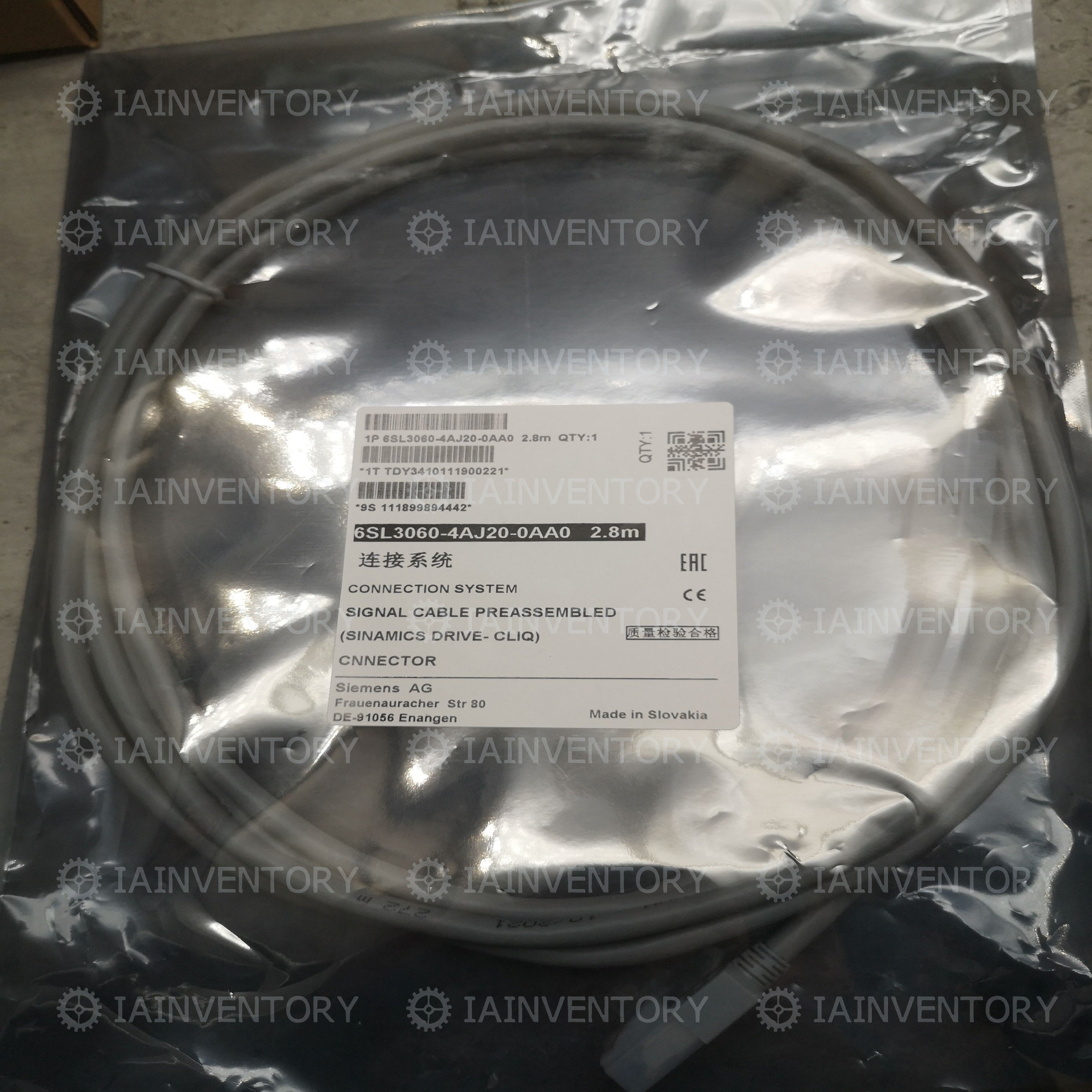 FOR Siemens drive-CLIQ Line 6SL3060-4AW00-0AA0 1.2M 6SL3060-4AJ20-0AA0 2.8M