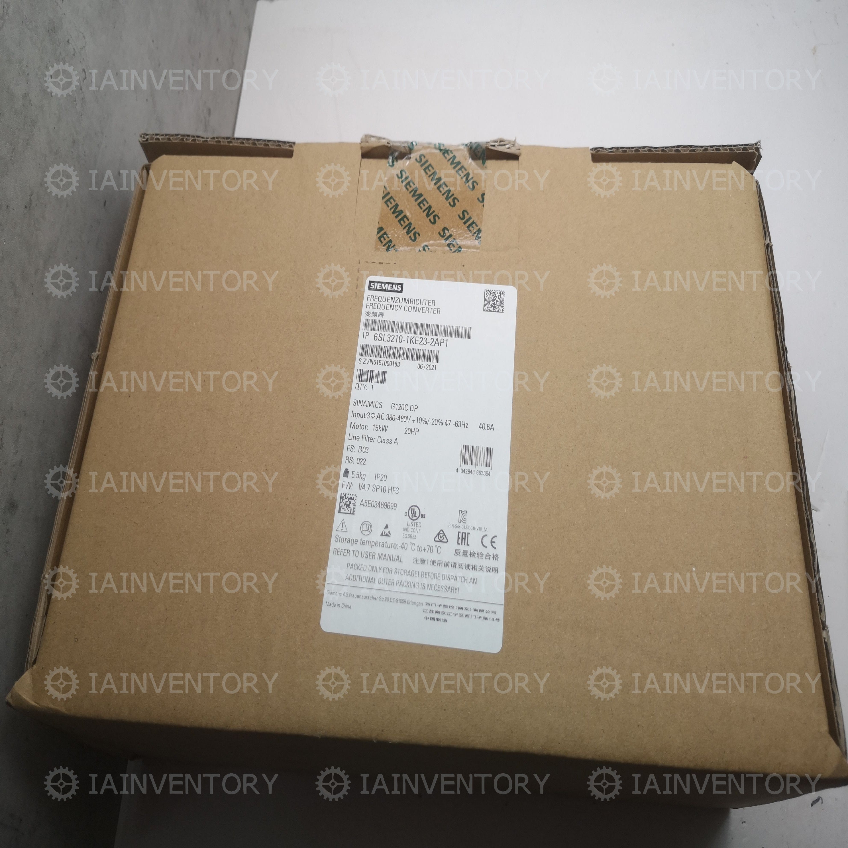 Siemens SINAMICS G120 6SL3210-1KE23-2AP1
