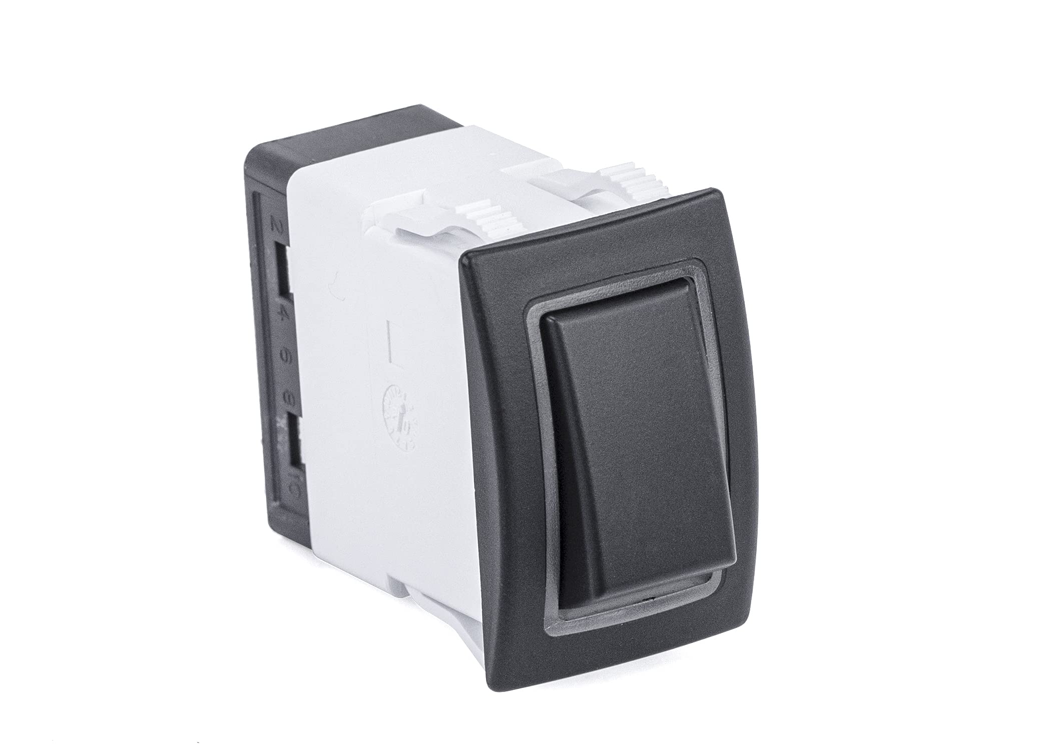 Sierra RK40650B Rocker Switch w/Halo LED Light, ON OFF, DPST, Blue