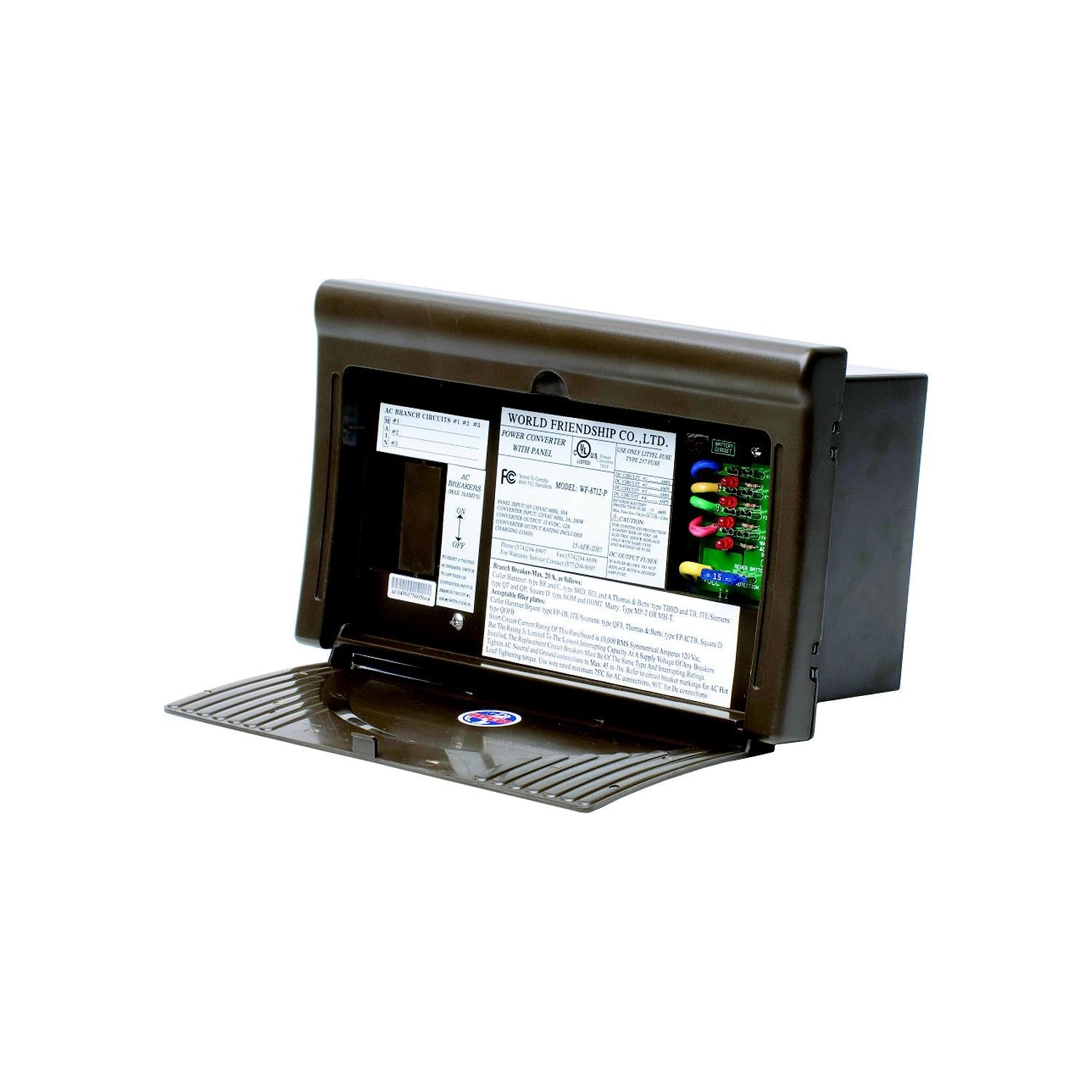 WFCO WF-8740-AD 8700 Series RV Battery Charger Power Center, 40 Amp