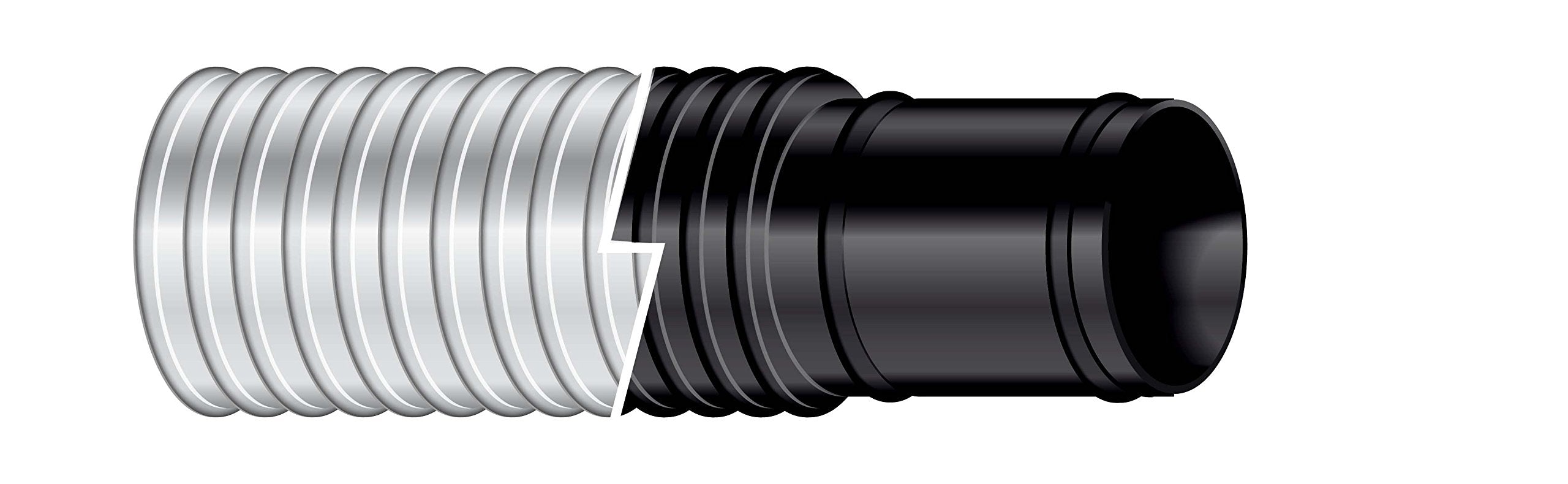 Shield 16-120-0346W Shields Marine Bilgeflex Series 120 Flexible Hose | White