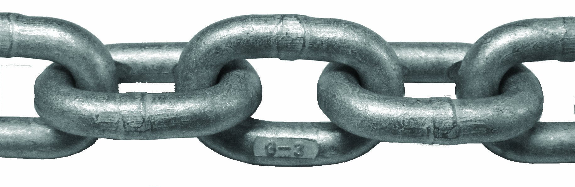 Grade 30 Proof Coil Hot Dip Galvanized Chain, 1/2" x 100' Drum