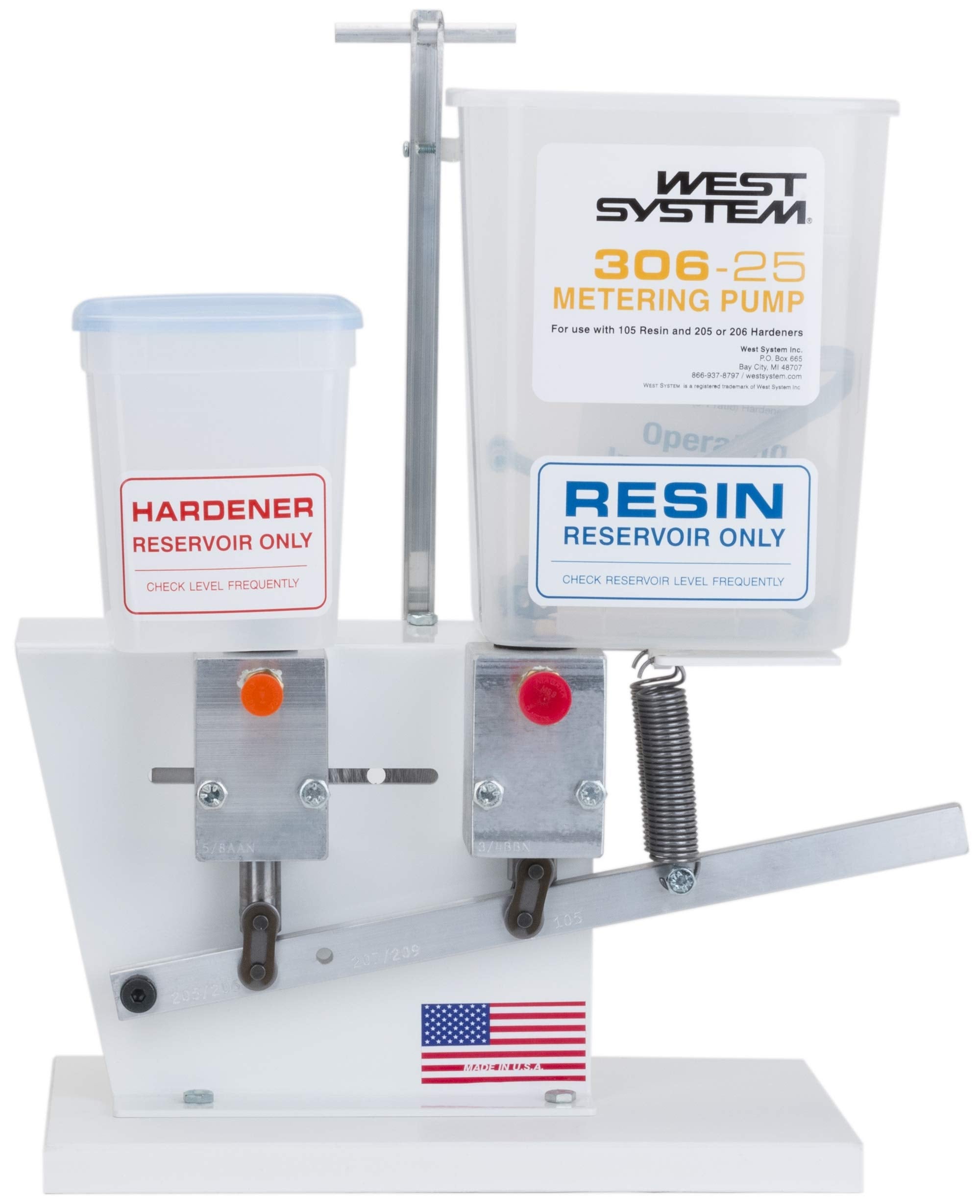 West System 30625 Large Capacity 306 Metering Pump, 5:1 Ratio