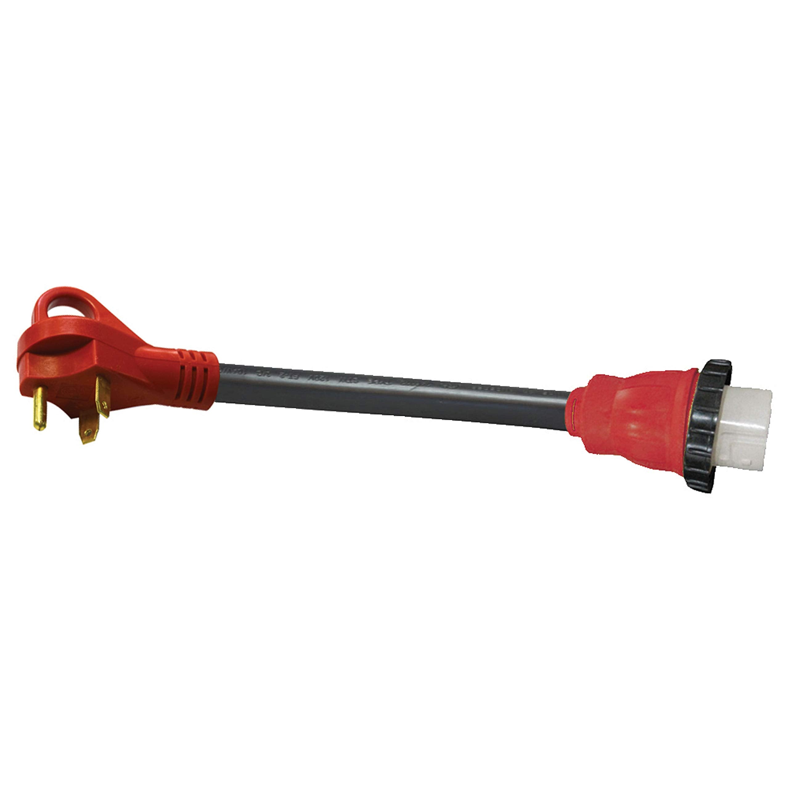Valterra A10-3050HDVP Dogbone Style Mighty Cord Detachable 12" RV Adapter Cord, w/ Handle