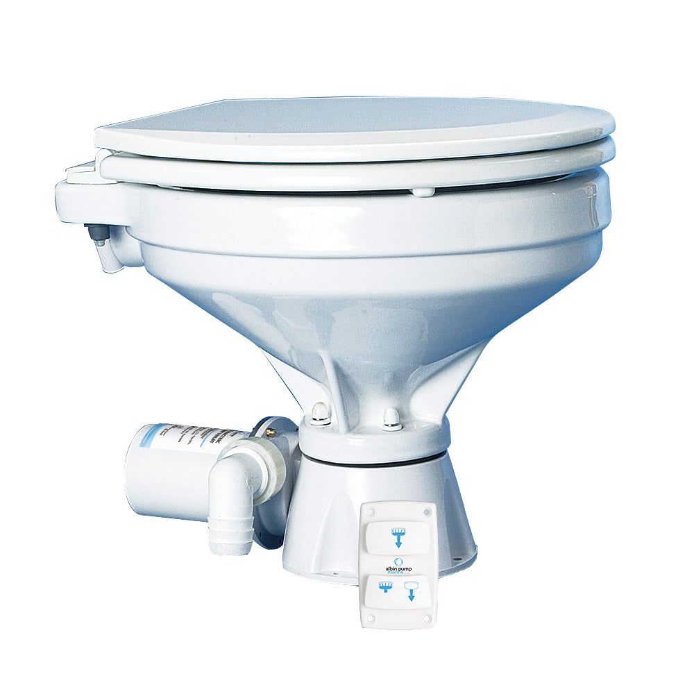 Albin Group Marine Toilet Silent Electric - 12V