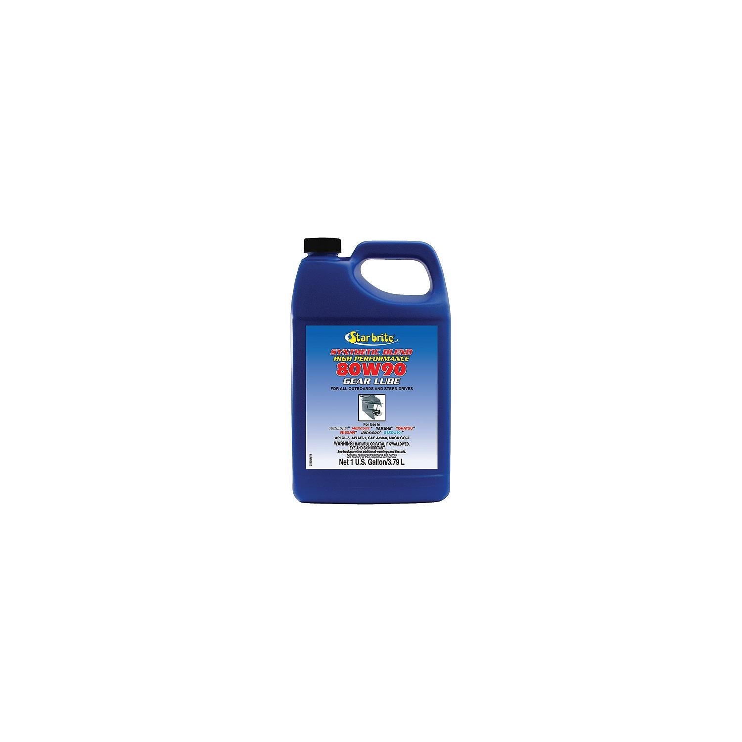 Star Brite 027200N Synthetic Blend 80W90 Lower Unit Gear Lube, 1 Gal.