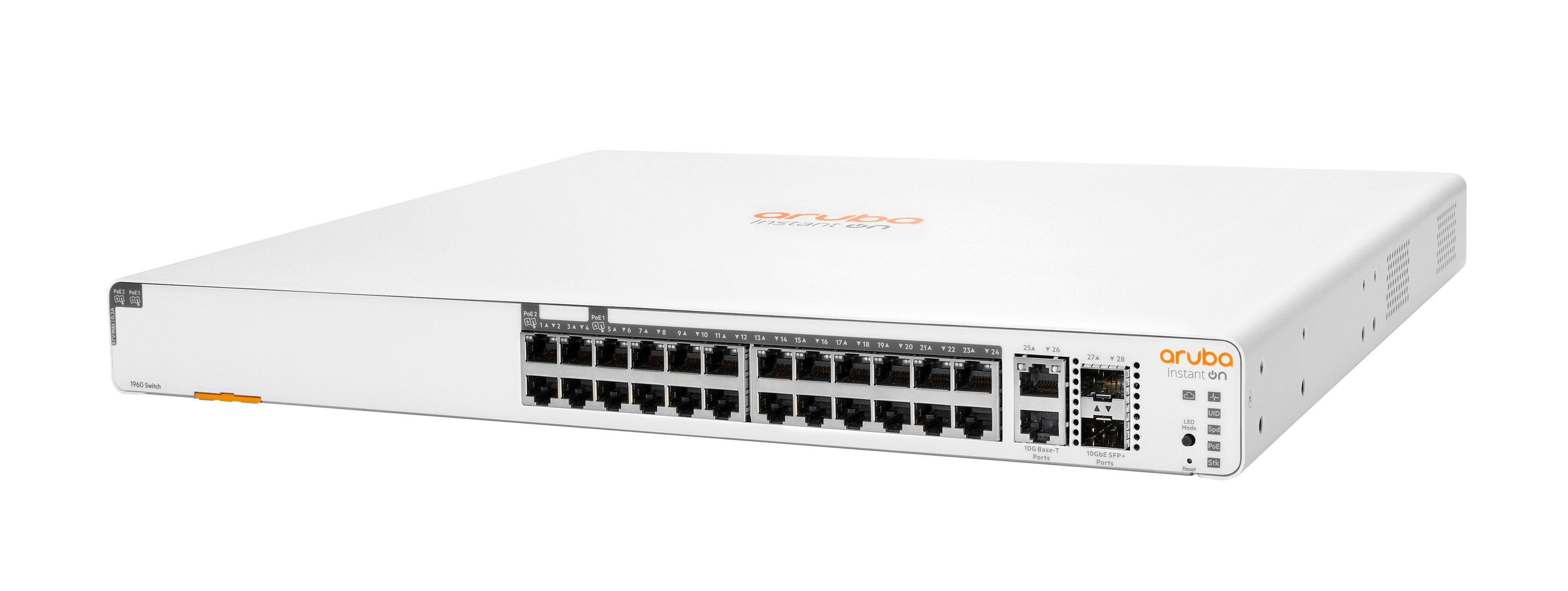 HPE Aruba Networking JL807A Instant On 1960 24-Port Gigabit PoE+ Switch