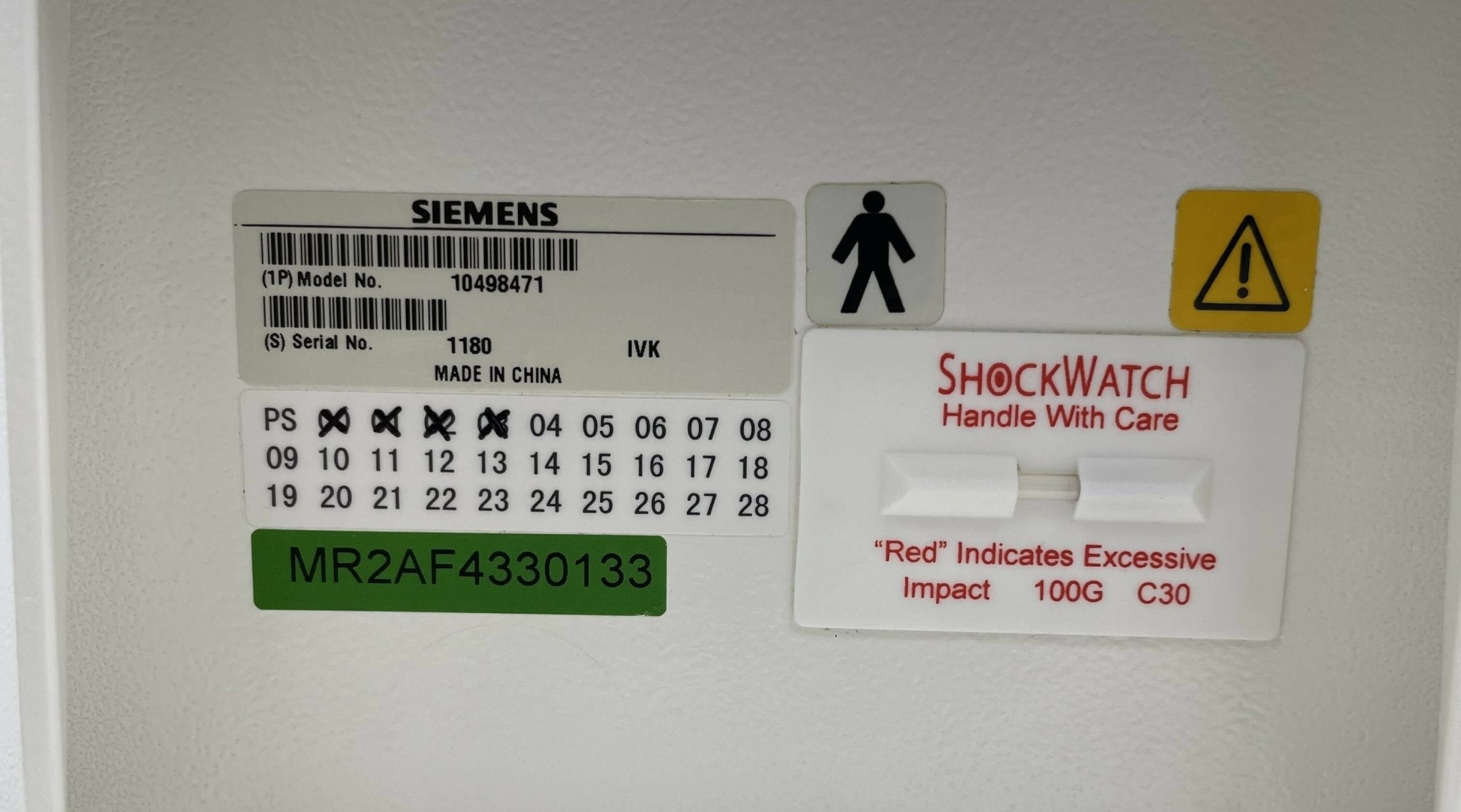 Siemens 10498471 - 8-Channel Foot-Angle MRI Coil Front View | Alo Tech Solutions