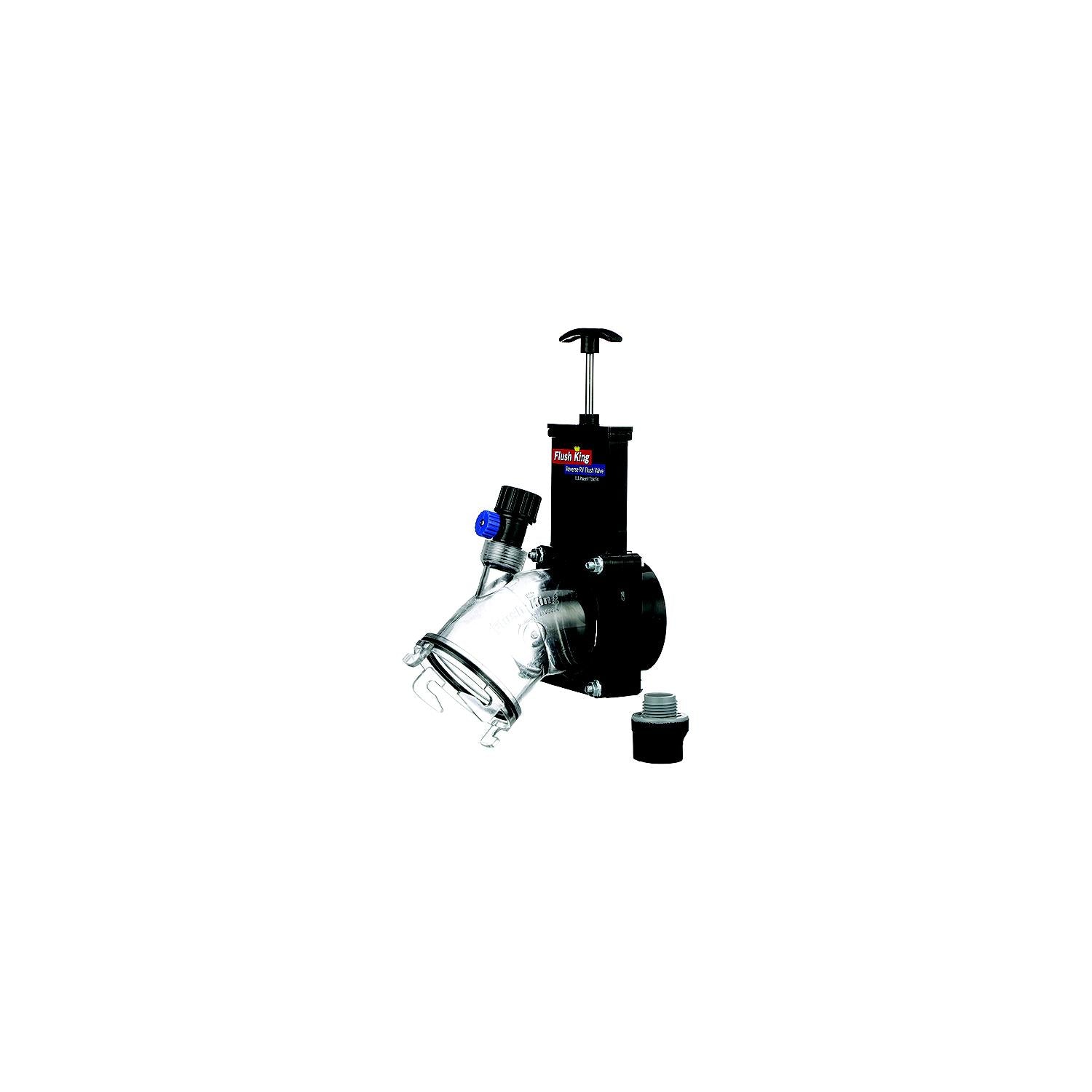 Valterra F02-4350 Flush King RV Reverse Flush Valve Clog Remover Backflow, Preventer