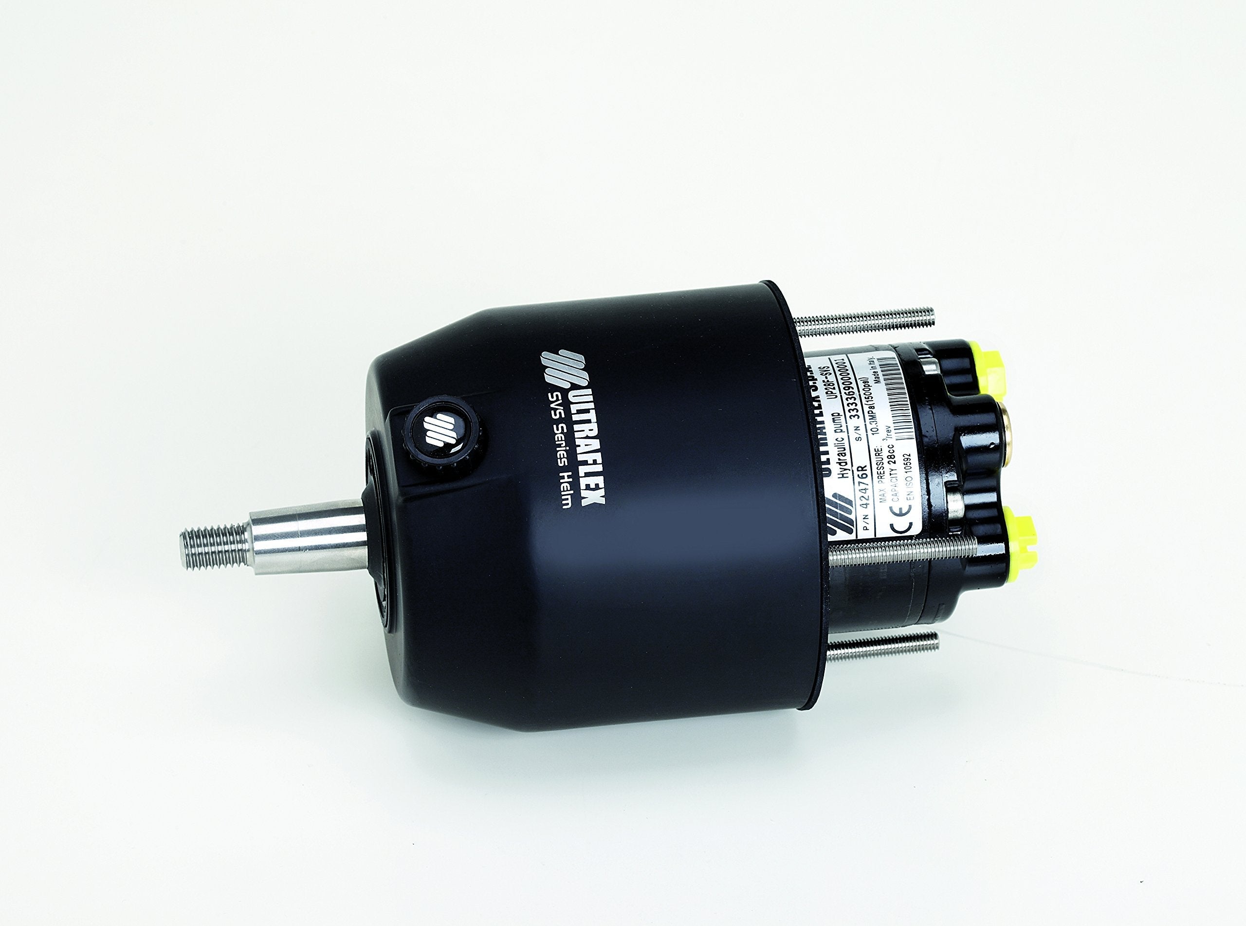Uflex UP25F-SVS Silversteer Front Mount Helm Pump, 1.5 Cubic Inch