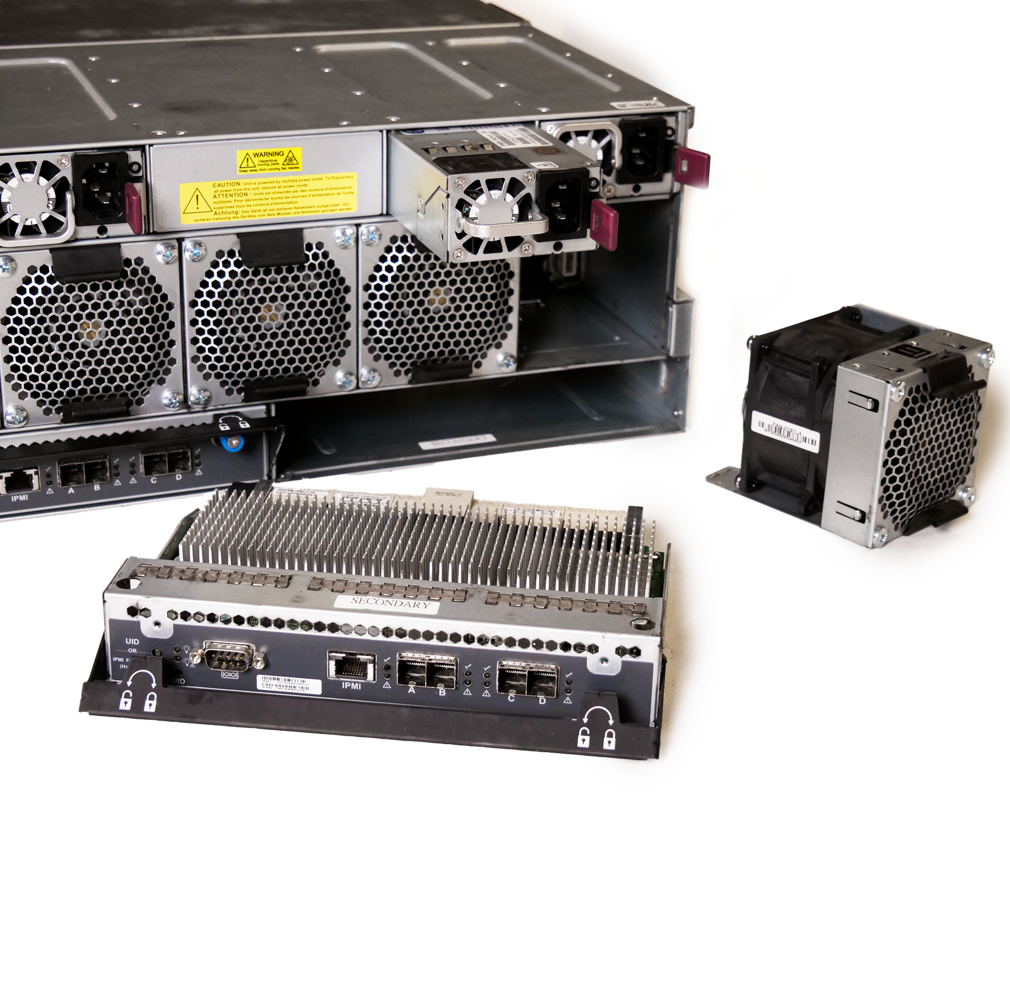 Supermicro SuperChassis 90-Bay SATA/SAS JBOD 4U Rackmount Top-Load Disk Shelf Storage Array 946ED-R2KJBOD | 90-Bay JBOD Enclosure | Up to 2.5PB Grade B