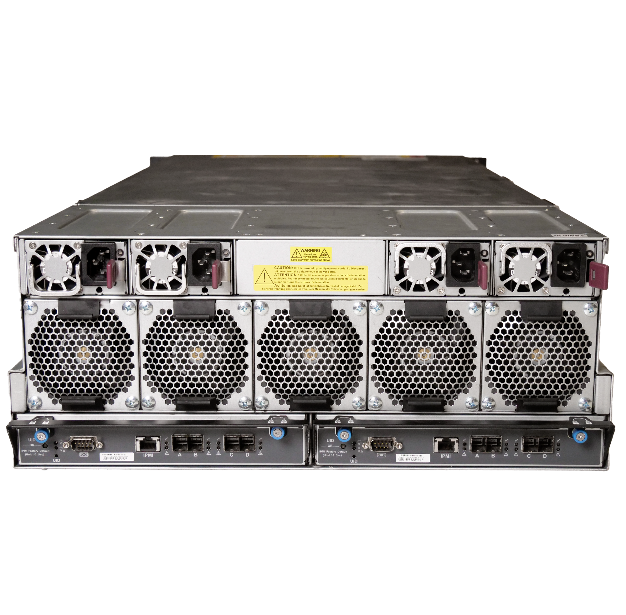 Supermicro SuperChassis 90-Bay SATA/SAS JBOD 4U Rackmount Top-Load Disk Shelf Storage Array 946ED-R2KJBOD | 90-Bay JBOD Enclosure | Up to 2.5PB Grade B