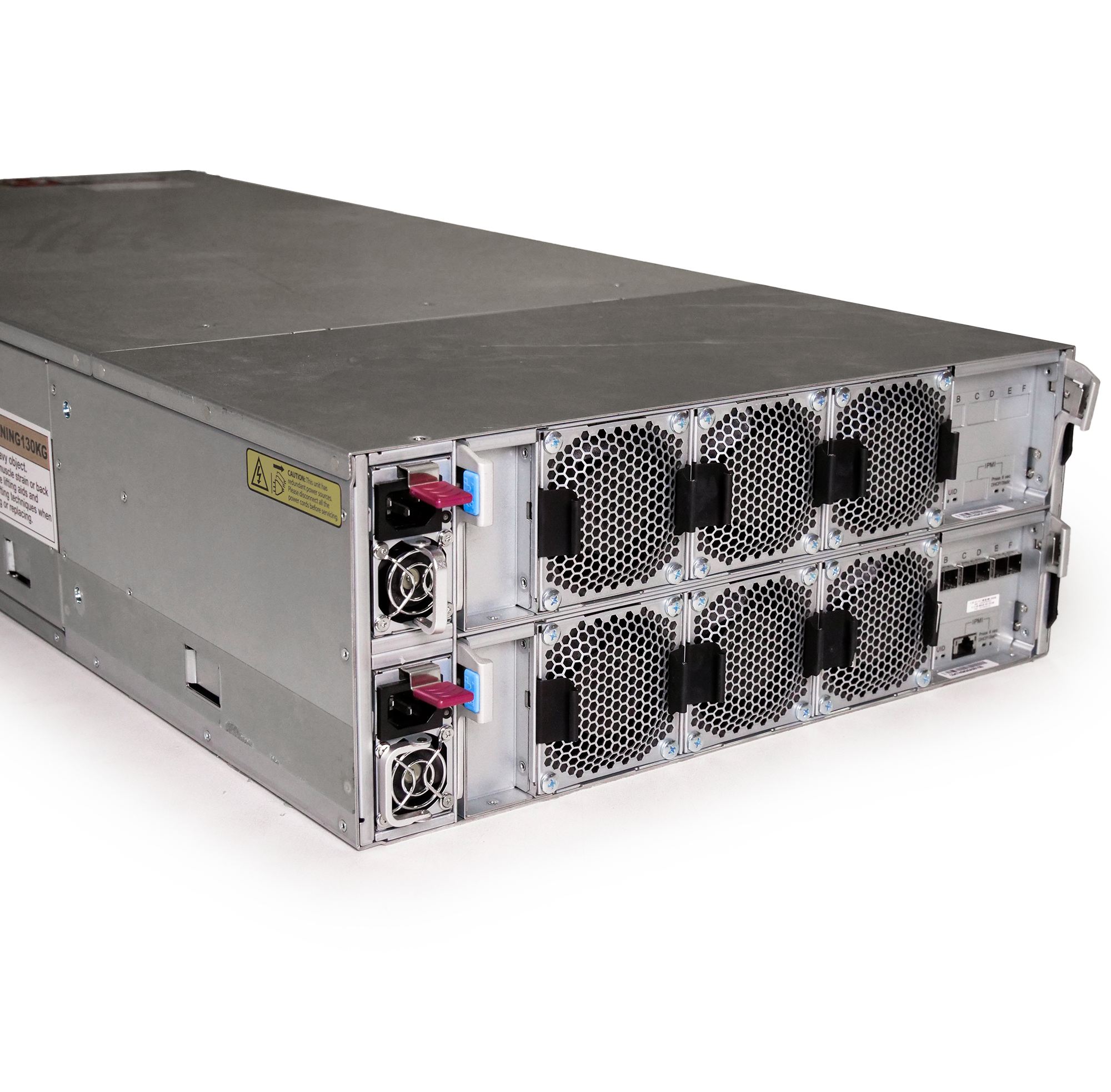 Supermicro SuperChassis 90-Bay SATA JBOD 4U Rackmount Front-Load Disk Shelf Storage Array 947HE1C-R2K05 | 90-Bay Data Center JBOD Enclosure | Up to 2.5PB (Refurbished)