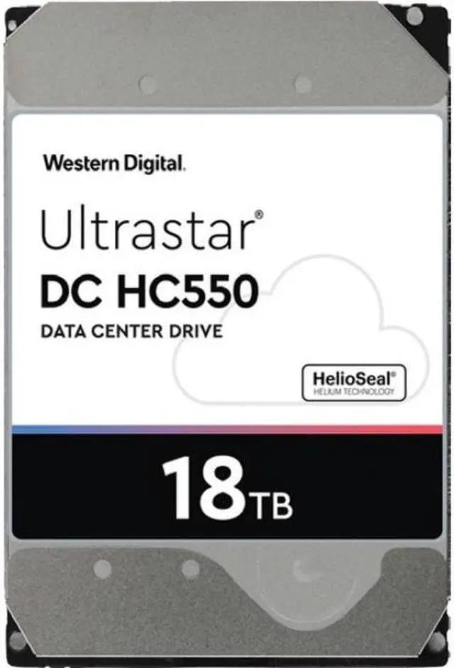 Alt view image 11 of 13 - WD Ultrastar DC HC550 18TB Hard Drive 3.5" Internal 512MB 7200 RPM SAS 12Gb/s 512E SE P3 0F38353 (WUH721818AL5204)