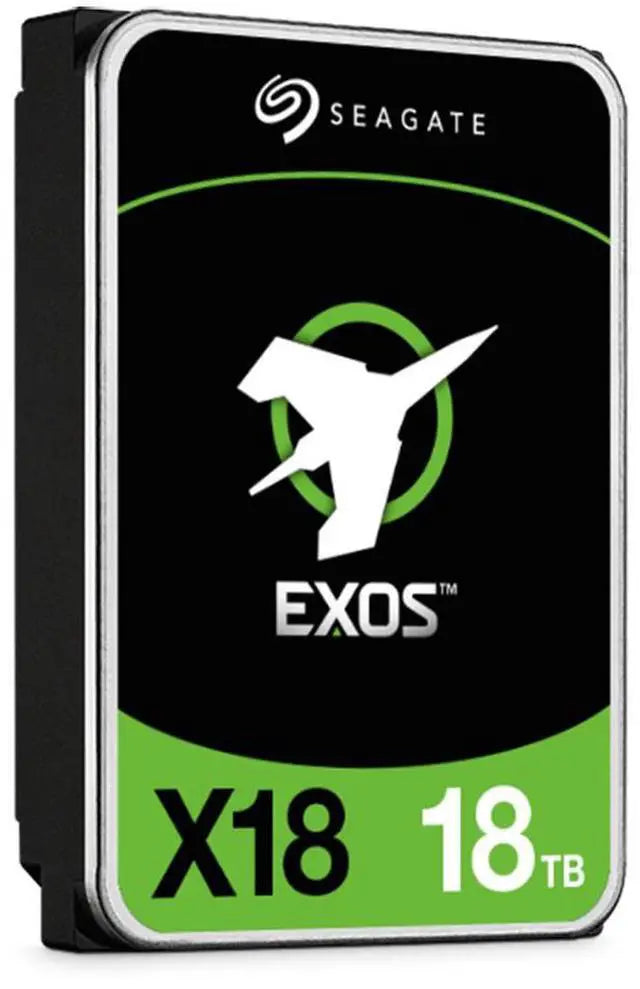 Seagate 18TB Exos X18 7200 RPM SAS 12Gb/s 512e/4Kn 256MB Cache 3.5-Inch Enterprise Hard Drive HDD (ST18000NM004J