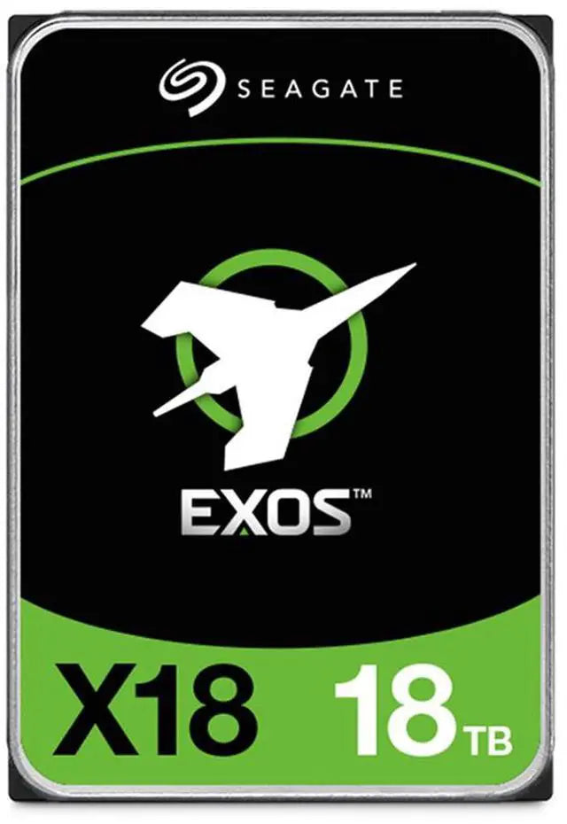 Seagate 18TB Exos X18 7200 RPM SAS 12Gb/s 512e/4Kn 256MB Cache 3.5-Inch Enterprise Hard Drive HDD (ST18000NM004J