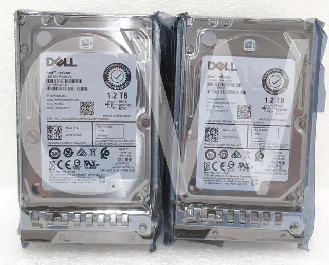 LOT OF 10-Dell EXOS G2G54 ST1200MM0099 1.2TB 10KRPM 12Gbps 2.5"SAS HDD HardDrive