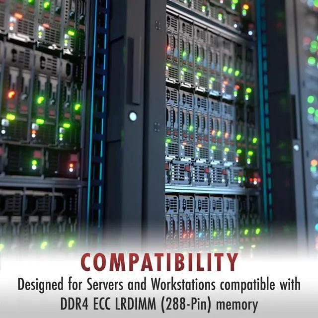 768GB (12x64GB RAM for Dell PowerEdge R430, R530, R630, R630 XL, R730, R730 XL, R730xd, R730xd XL, R830, R930 | 13th Gen. Rack Servers | DDR4 2400MHz ECC LRDIMM PC4-19200 4Rx4 Load Reduced Memory Kit