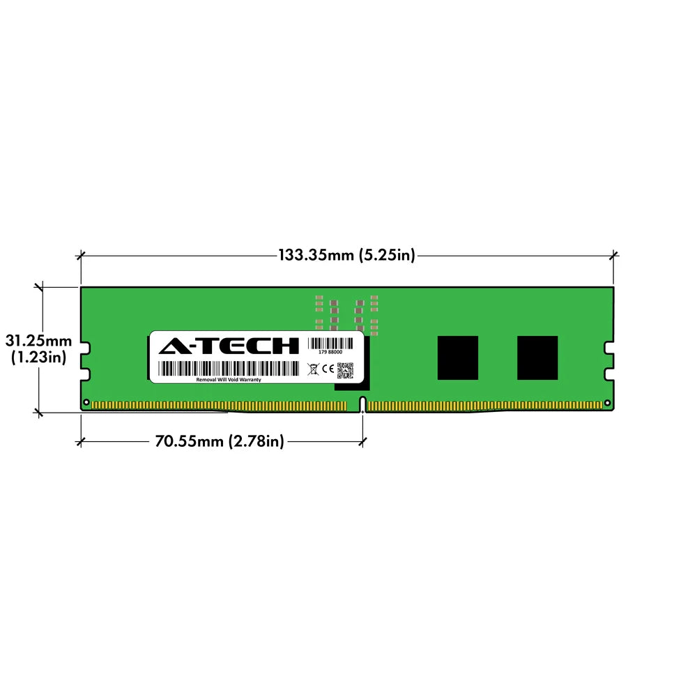 Dell PowerEdge R760 Memory RAM | 16GB 1Rx8 DDR5 4800MHz (PC5-38400) EC8 RDIMM