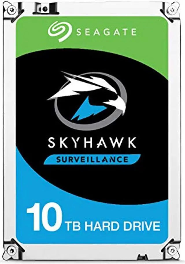 Seagate SkyHawk AI ST10000VE0008 10TB 7200 RPM 256MB Cache SATA 6.0Gb/s 3.5" Internal Hard Drive Bare Drive
