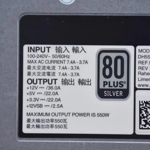 Alt view image 4 of 5 - for D-ELL R520 T420 550W Power Supply 096R8Y DH550E-S1 DPS-550PB F550E-S0 2G4WR