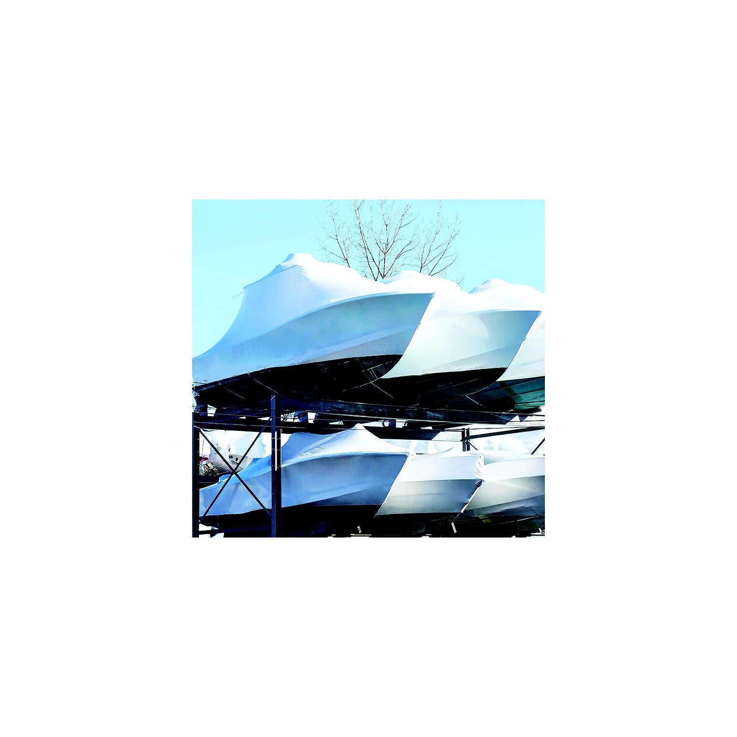 Shrinkwrap Accessories 13004986 Poly-America 32WH Shrinkwrap White Poly Film 32', x 186', 200#