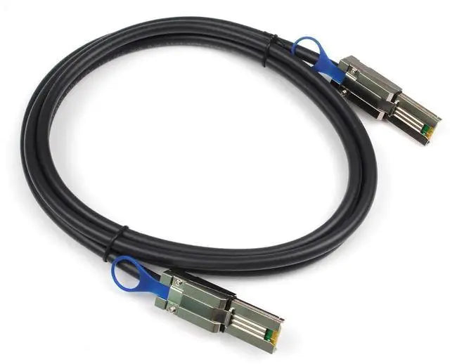 Alt view image 5 of 6 - 2PCS Mini SAS26P SFF-8088 to SFF-8088 2M 6.6 feet External Cable Attached SCSI