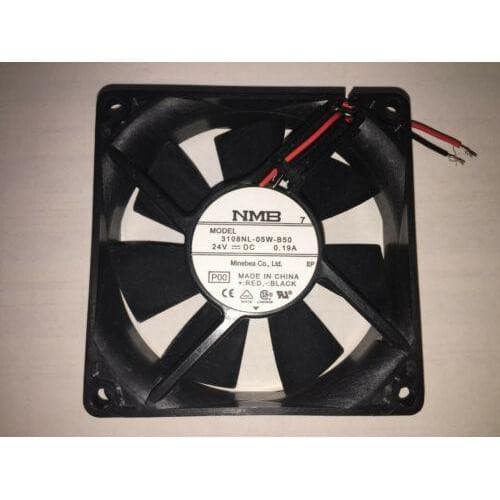 Cooler NMB Fan 3108NL-05W-B50 DC24V 0.19A With Brushless Motor, 2 Wire-FoxTI