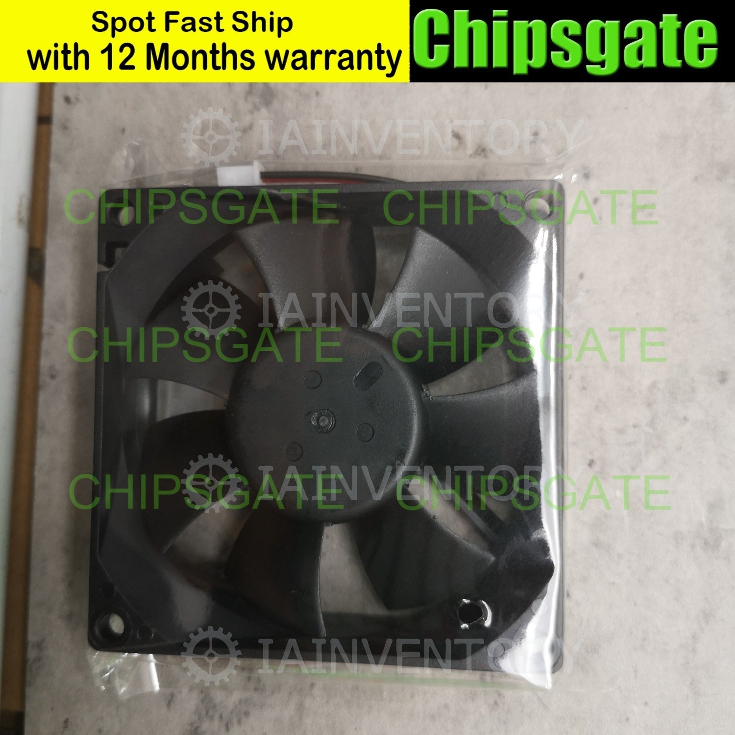 NIDEC D08A-24TS2 Fan 24V 0.23A 80*80*25mm 2pin
