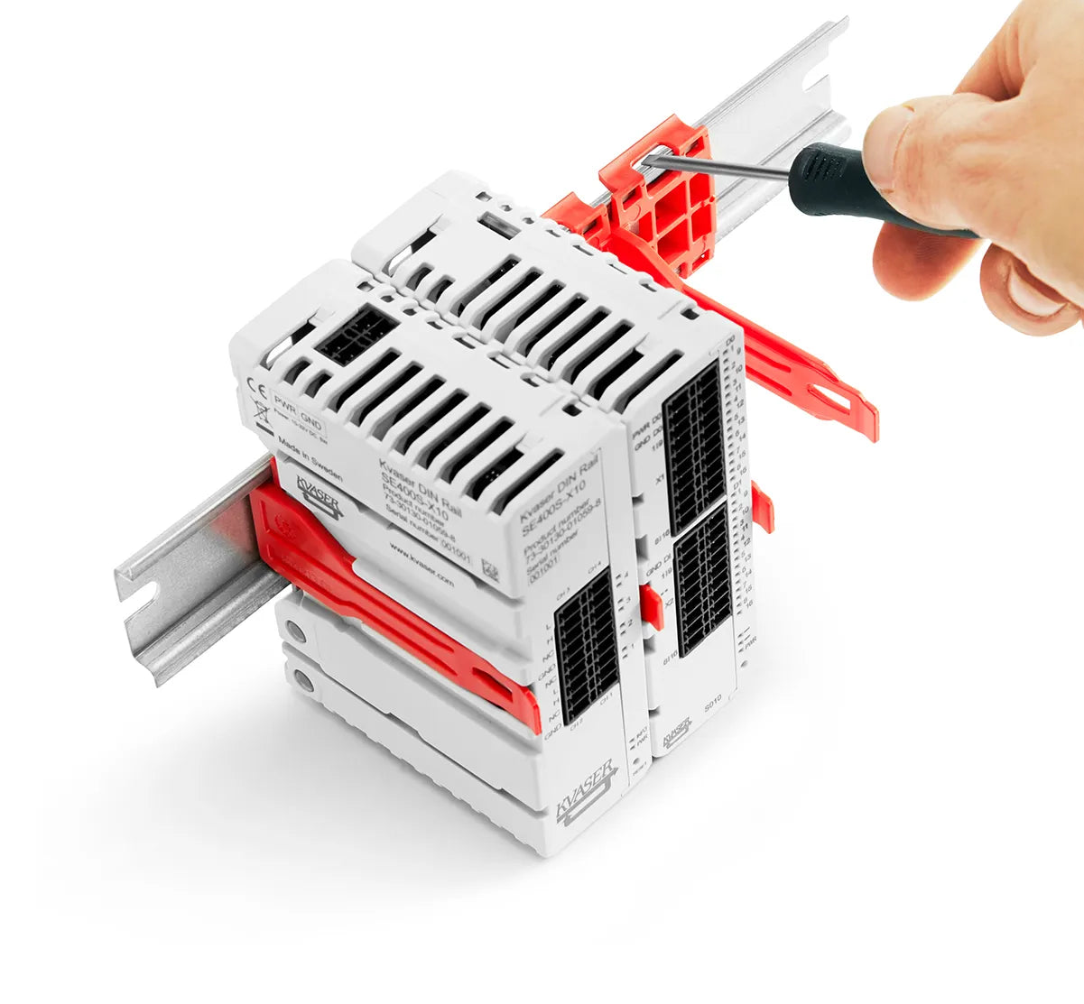 Kvaser DIN Rail S030-X11 Relay add-on