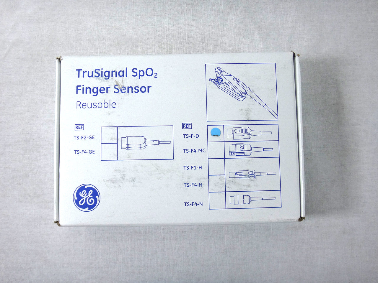GE TS-F-D TruSignal SpO2 Reusable Finger Sensor