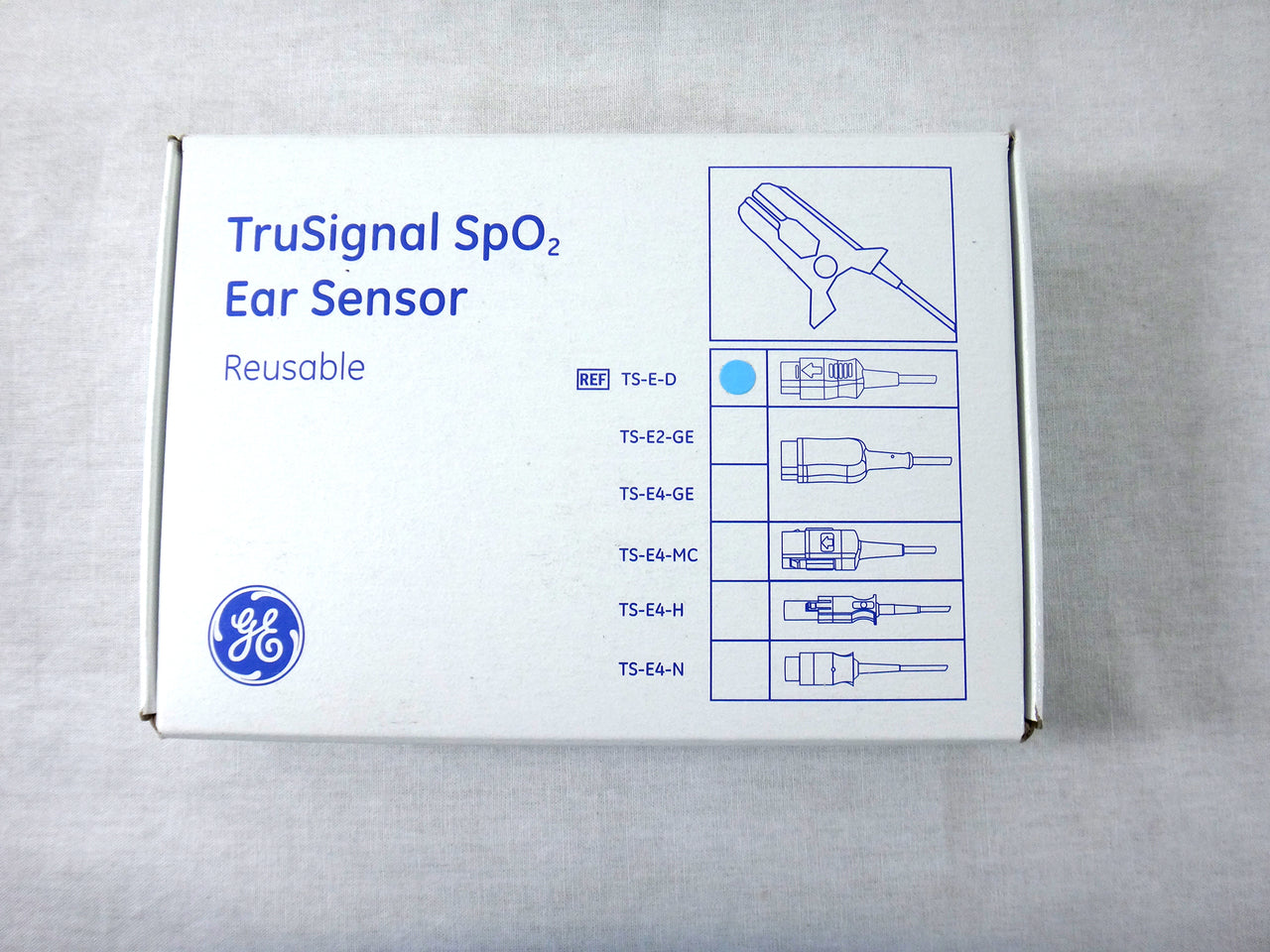 GE TS-E-D TruSignal SpO2 Reusable Ear Sensor