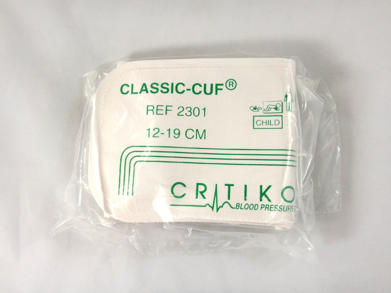 GE Critikon Blood Pressure Cuff Classic-Cuf 2301 Child (20 Per Box)