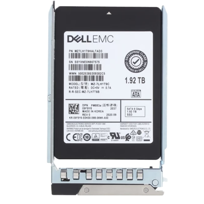 Dell 3V72G 1.92TB SSD SATA 6GBPS Read Intensive Hot Plug