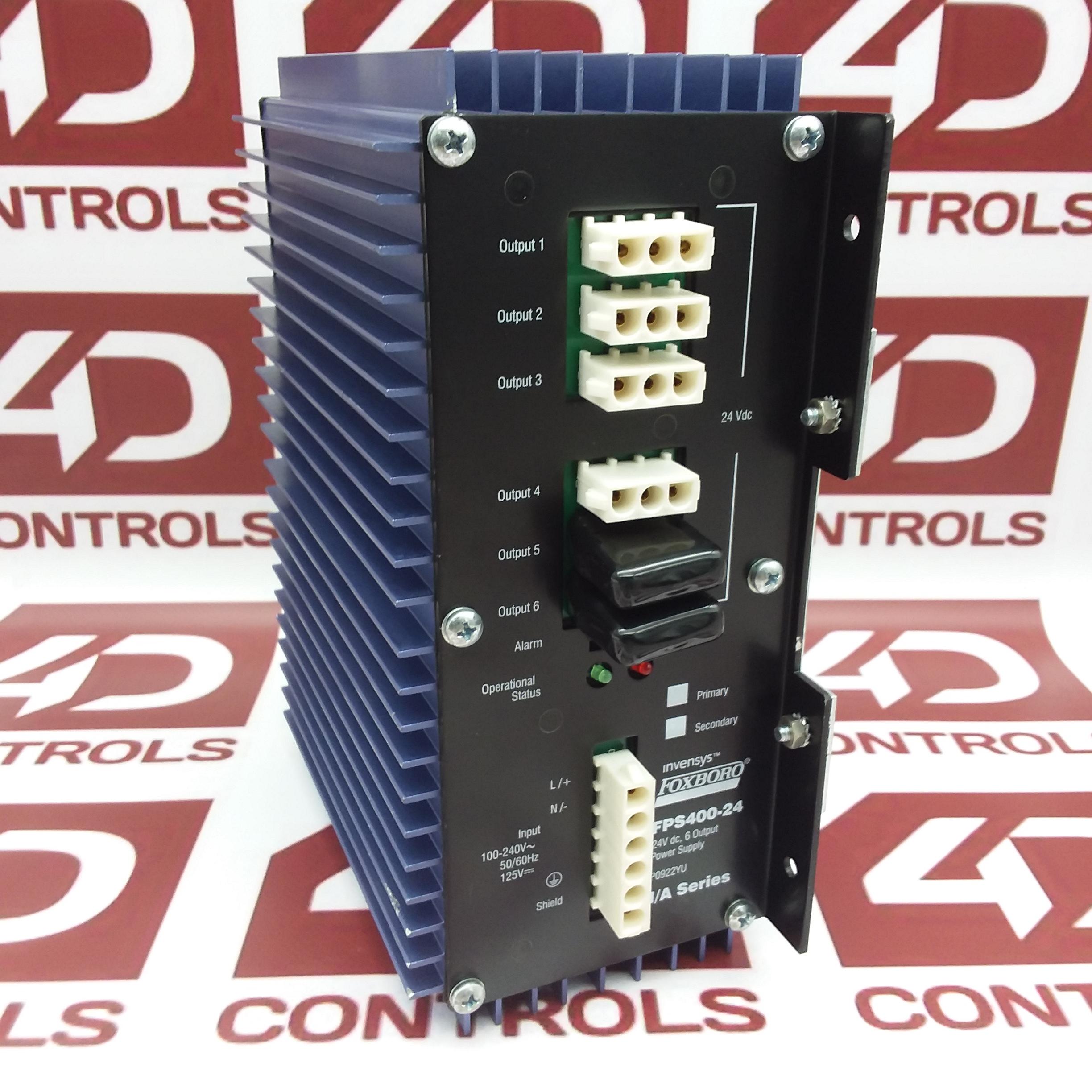 P0922YU | Foxboro | (FPS400-24, Power Supply, Input: 100-240VAC, Output: 24VDC