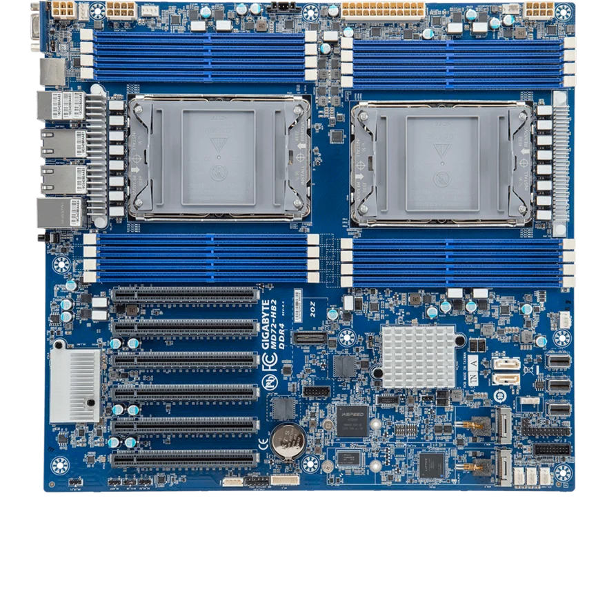 GIGABYTE MD72-HB0 MD72-HB1 MD72-HB2 MD72-HB3 Server C621A Motherboard LGA4189 Platinum Gold CPU MD72-HB2 Motherboards - aloinfousa.com