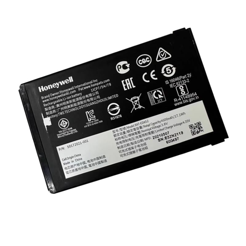 New Original 50183310-001 battery For Honeywell BAT-EDA52 Data logger battery 3.8V 4.5Ah 17.1Wh
